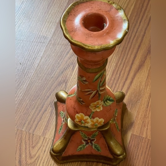 Raymond Waites Studio Ceramic Candle Holder Burnt Orange - Picture 1 of 8